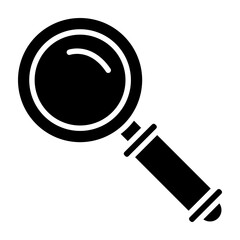 Magnifier Glyph Icon Design