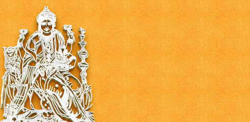 Maa Lakshmi is often depicted seated or standing on a blooming lotus, symbolizing purity, knowledge, and spiritual enlightenment