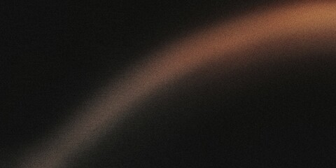 A curved arc of light with a gradient flowing from chestnut brown to peach, noise texture effect