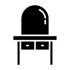 Dresser Glyph Icon Design