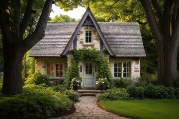 House cottage architecture outdoors.