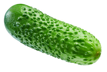 Cucumber vegetable clipping path. Cucumber isolated on white background. Cucumber macro studio photo