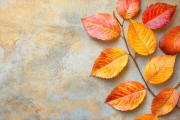 Obraz premium Minimalist Abstract Leaves Background with Simple and Elegant Design