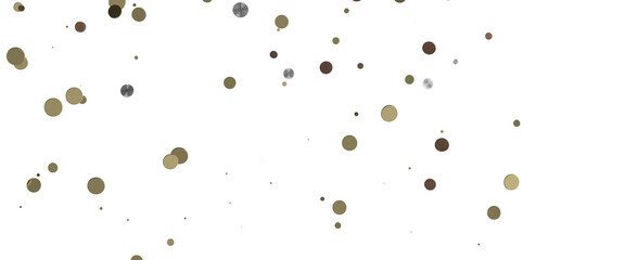 Glittering Triumph: Mind-Blowing 3D Illustration of gold  Confetti Celebration