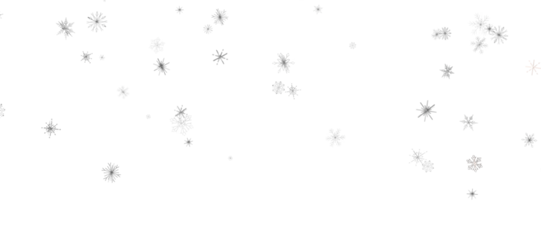 Winter christmas sky with falling snow