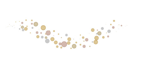 Euphoric Eruption: Magnificent 3D Illustration Showcasing Bursting gold Confetti