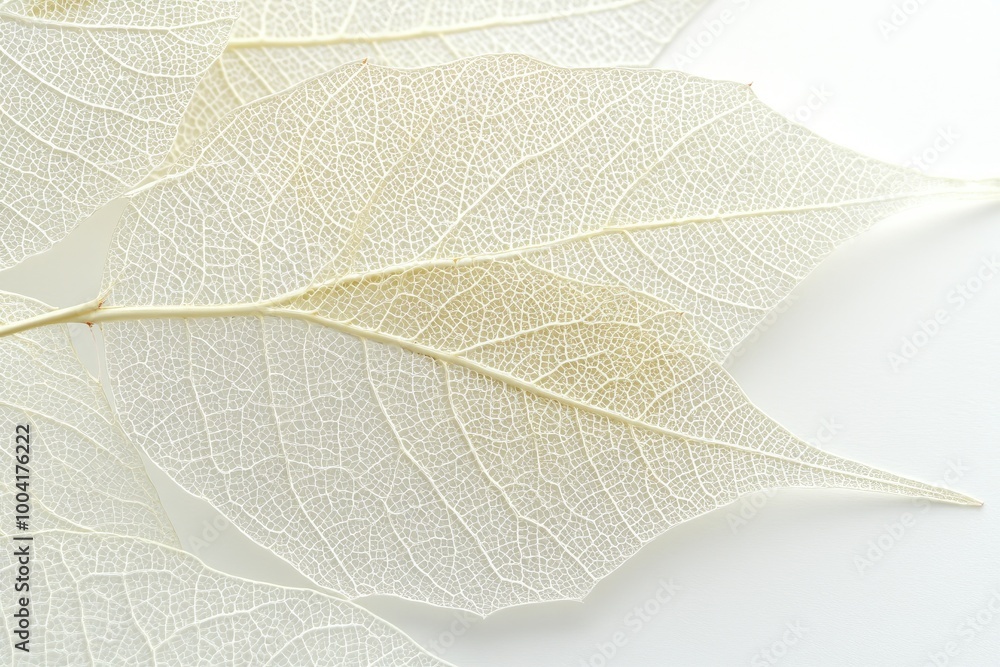 Poster minimalist abstract leaves background with simple and elegant design