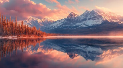 Naklejka premium Landscape in winter