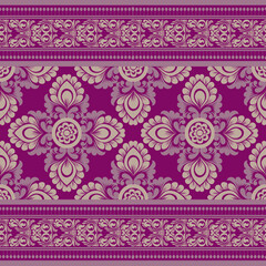  damask pattern with a classic floral design.African embroidery patterns, paisley, boho, floral ikat, ethnic floral designs, ikat sari, ikat patterns and ethnic patterns.
