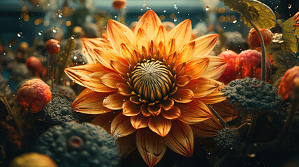 A Symphony of Orange in Nature's Embrace