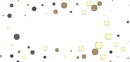 Enchanting Euphoria: Breathtaking 3D Illustration of Enchanting gold Confetti
