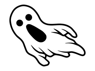 Halloween Ghost Spooky Silhouette Illustration