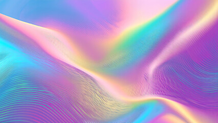 Iridescent holographic background