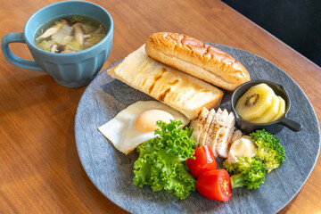 おいしい朝食のモーニング