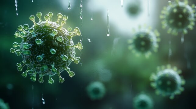 Microbes growing on bathroom window frames, [germs, bathroom], [showing unnoticed contamination zones], photorealistic