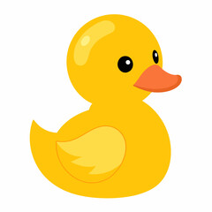 Adorable yellow ducklings in different poses, perfect for children's educational materials, storybooks, or farm-themed designs. The illustration features a cute and friendly style