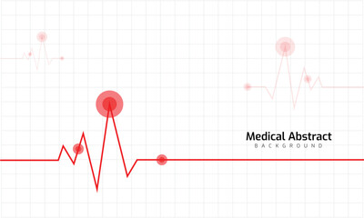 Medical background with circle spots