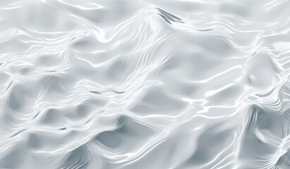 Obraz premium Gentle ripples on a reflective water surface create a serene atmosphere on a calm day, evoking tranquility and clarity. Generative AI