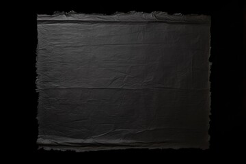 Obraz premium Black backgrounds wrinkled paper.