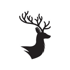Deer Logo Template vector icon illustration