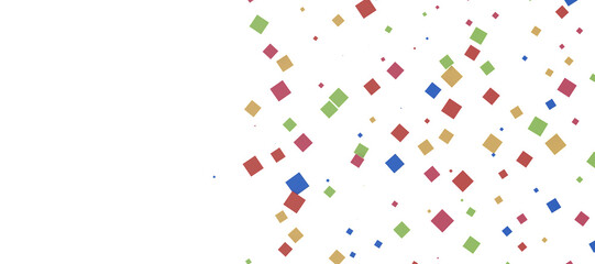 Confetti, paper triangle on the floor, fancy, colorful, celebration party