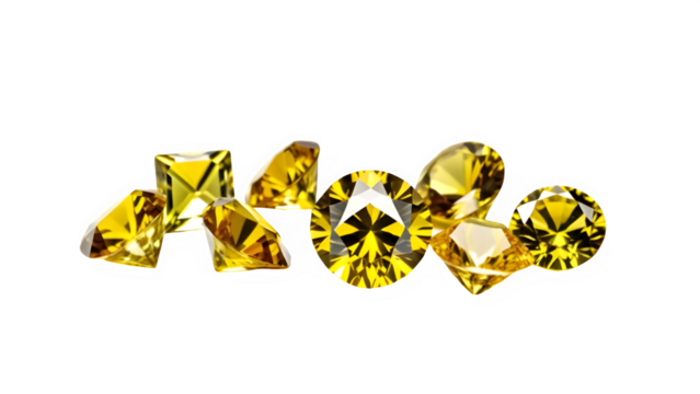 yellow diamond gem