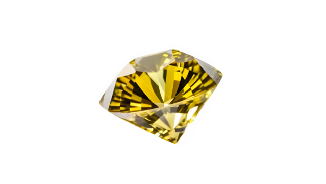 yellow diamond gem - Powered by Adobe