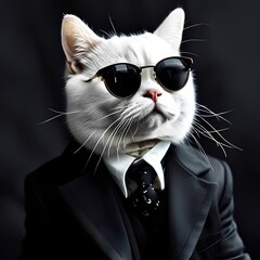 Business Cat: The Suave British Shorthair.