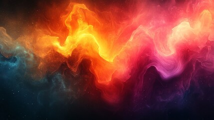 Fototapeta premium Abstract background wave form purple, orange and red tone.