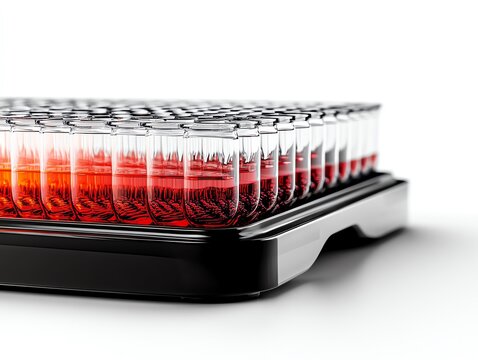 Microplate reader analyzing liquid cultures in a 96well plate, microplate reader, highthroughput microbiology research