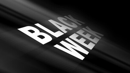 Black Flag Animation Highlighting Black Week Deals