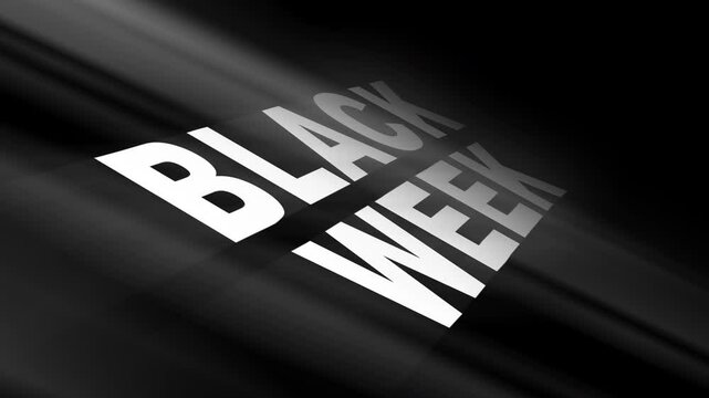 Black Flag Animation Highlighting Black Week Deals