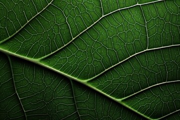 Obraz premium Leaf texture plant green macro photography.