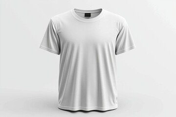 White Tshirt Mockup Isolated created with Generative AI