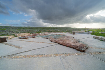 Cape Agulhas, geographic southern tip of Africa, in South Africa.