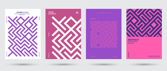 Abstract collection of geometric shapes backgrounds. Brutal contemporary circle oval wave patterns. Modern trendy for cover, decoration, geometric, banner. Swiss design aesthetic