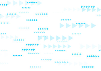 Blue minimal arrows elements abstract geometric background. Vector technology design