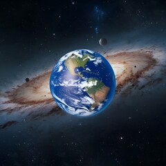 Earth's Cosmic Journey: A Visual Exploration of Our Planet in Space