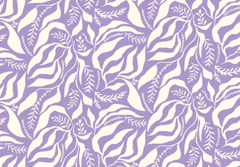 Seamless hand drawn minimal abstract organic shapes pattern. Collage contemporary print. Fashionable template for design. Design for fashion , fabric, textile, wallpaper, web, wrapping and all prints.