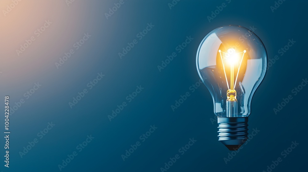 Poster flickering light bulb in darkness - symbolizing doubt and uncertainty while illuminating hidden oppo