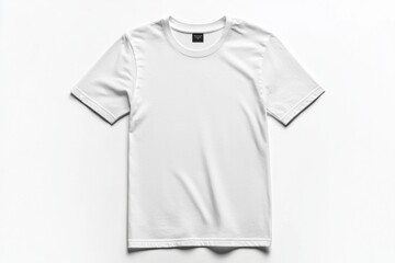 White Tshirt Mockup Isolated created with Generative AI