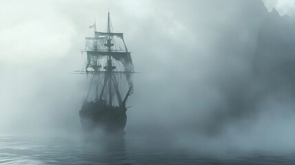 Obraz premium The Old Destroyed Ship Is Still Alive