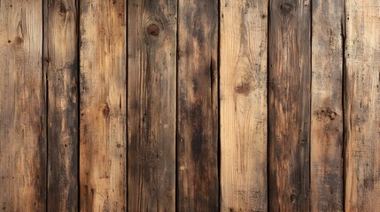 Fototapeta premium Rustic weathered wooden planks with natural grain and organic distressed texture in an impressionist painting style reminiscent of 19th century realist era farmhouse interiors Grungy