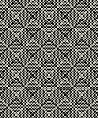 Seamless geometric mosaic pattern, mirroring design.