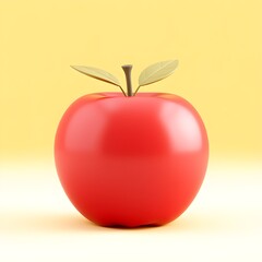 Glossy Apple, Pastel Red