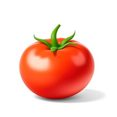 Cute Low-Poly Tomato