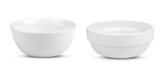 white bowl empty ceramic on transparent png