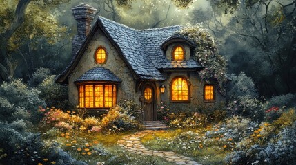 Charming Cottage in a Secluded Forest