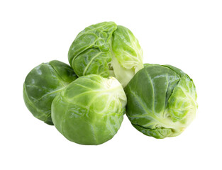  Fresh brussels sprouts isolated on transparent png