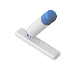 Pencil draw sign isometric style